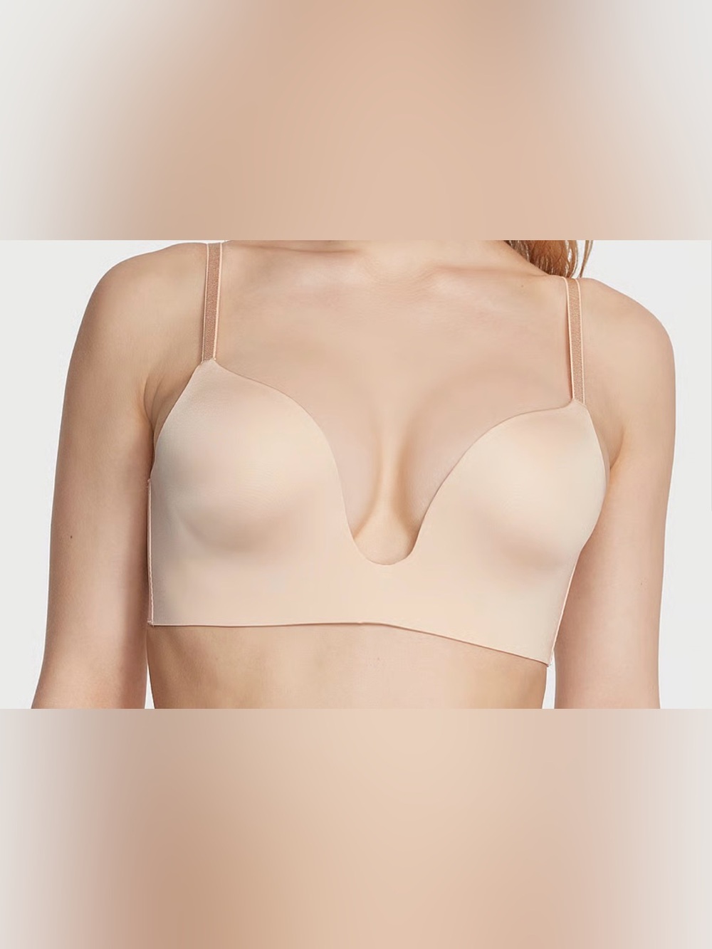 Victoria’s Secret Nude Plunge Bra - NWOT 34B- marzipan color